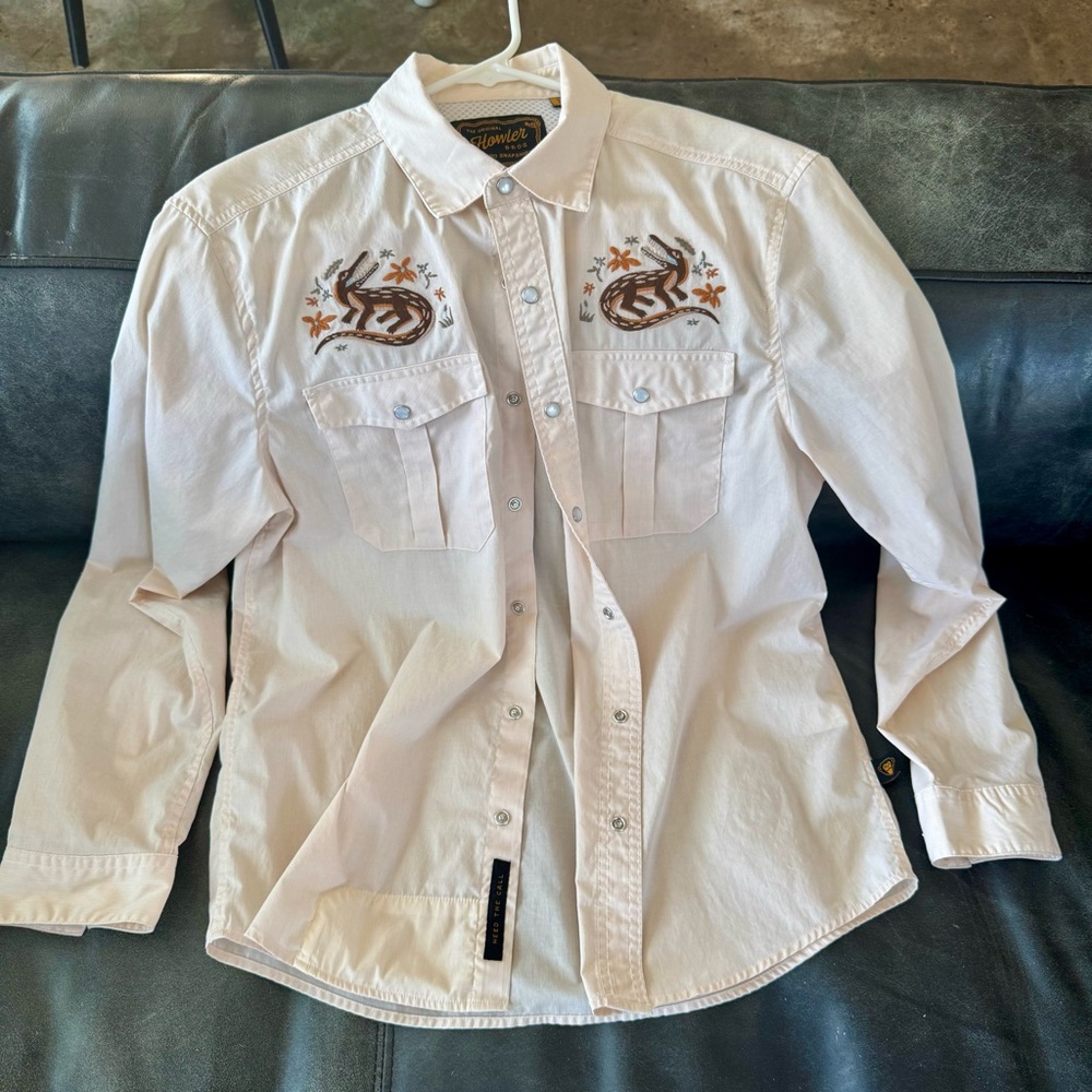 Howler Brothers Gaucho Snapshirt Lazy Gator